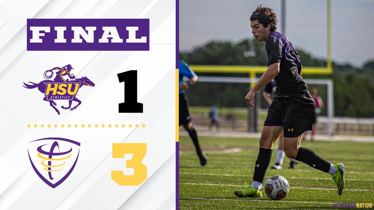 MSOC | FINAL | HSU 1, CTX 3

The Tornados take a big conference win at home.  

#TornadoNation