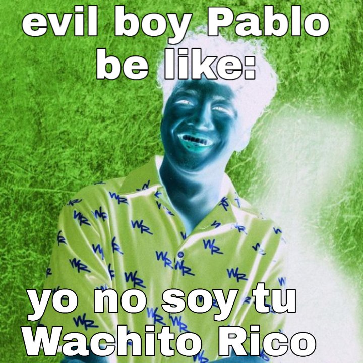 ButeraCesar's tweet image. Evil @soypablo777 be like: