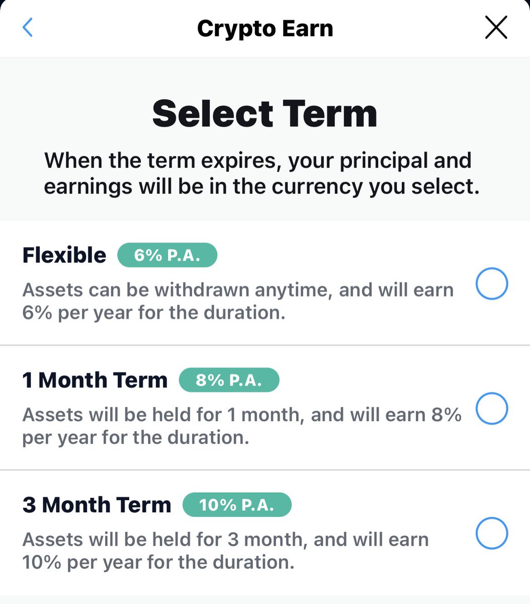 CastilloTrading's tweet photo. Start staking your crypto today! With @cryptocom you can stake just about anything on Crypto Earn. I suggest stablecoins like $USDC or $USDT. Way better APY % over any bank out here.

10% APY for 3-Month term is insane. Try it here:

https://t.co/JbcvaN25ew https://t.co/0X6aDWTNau