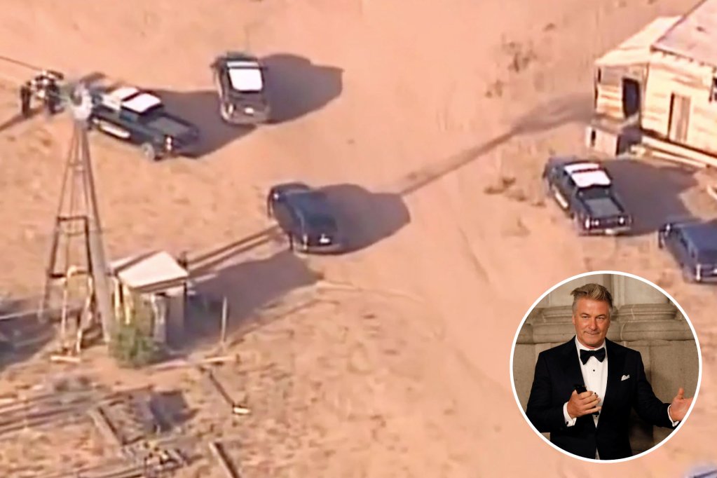 nypost's tweet photo. JUST IN: Alec Baldwin shoots two people, one fatally, during prop gun mishap on set of film ‘Rust,’ cops say https://t.co/T92eiEMrKB https://t.co/5PrdioHFvo