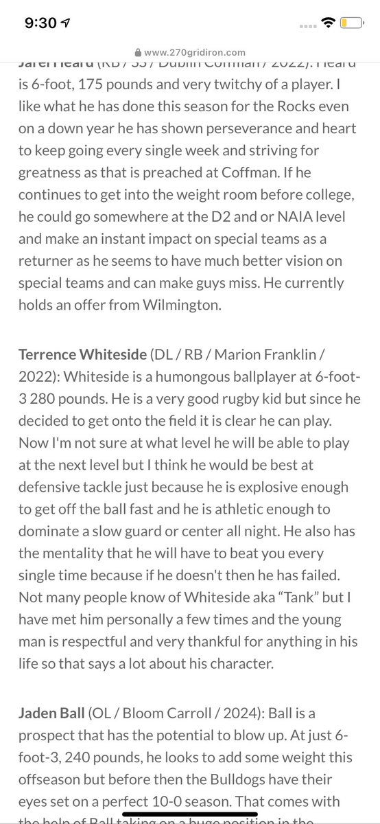 Shout out <a href="/DJRSwework/">Darren Junior Recruiting Source LLC.</a>  &amp; <a href="/270Gridiron/">270 Gridiron 🏈</a>