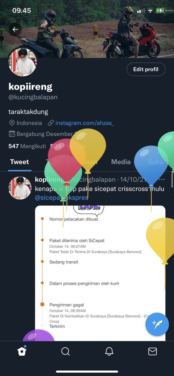 kucingbalapan's tweet photo. alhamdulillahh masi idup https://t.co/s1nxETxsWA