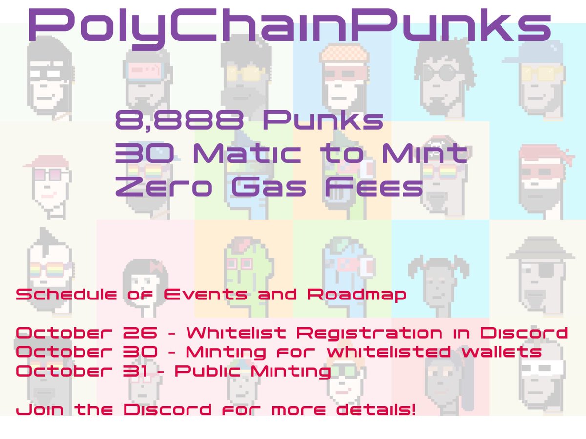 Follow @PolyChainPunks