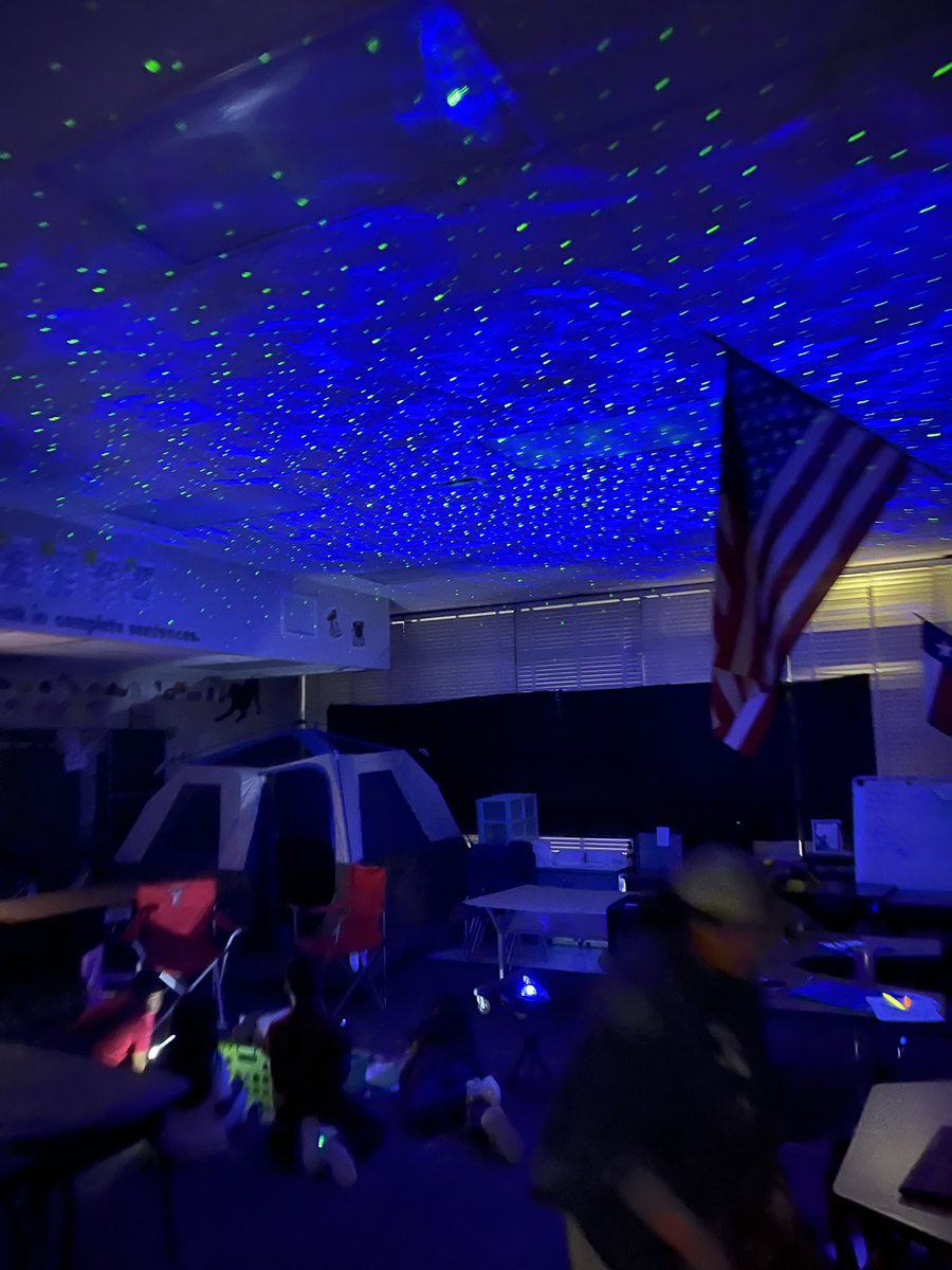 JacksonLCISD's tweet photo. Jackson Jets rocked the school today. Teachers engaged students with all kind of camping themed learning! Pt.1 @JacksonLCISD #rocktheschool https://t.co/JJdjH9DZoB