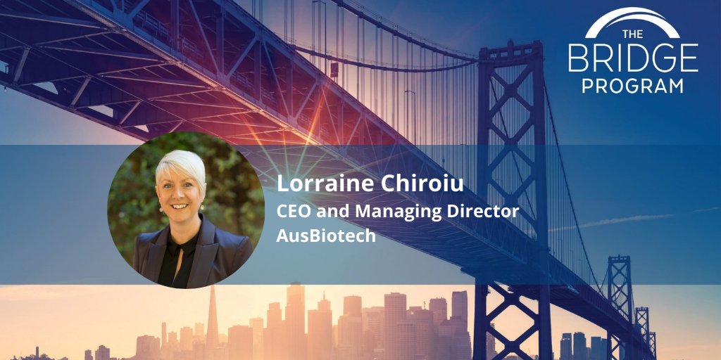 program_bridge's tweet photo. Thank you to Lorraine Chiroiu for your excellent presentation and for sharing #biotech #industry insights from @AusBiotech's Biotech Blueprint #BridgeProgram2021 https://t.co/mZtEk5uSbP