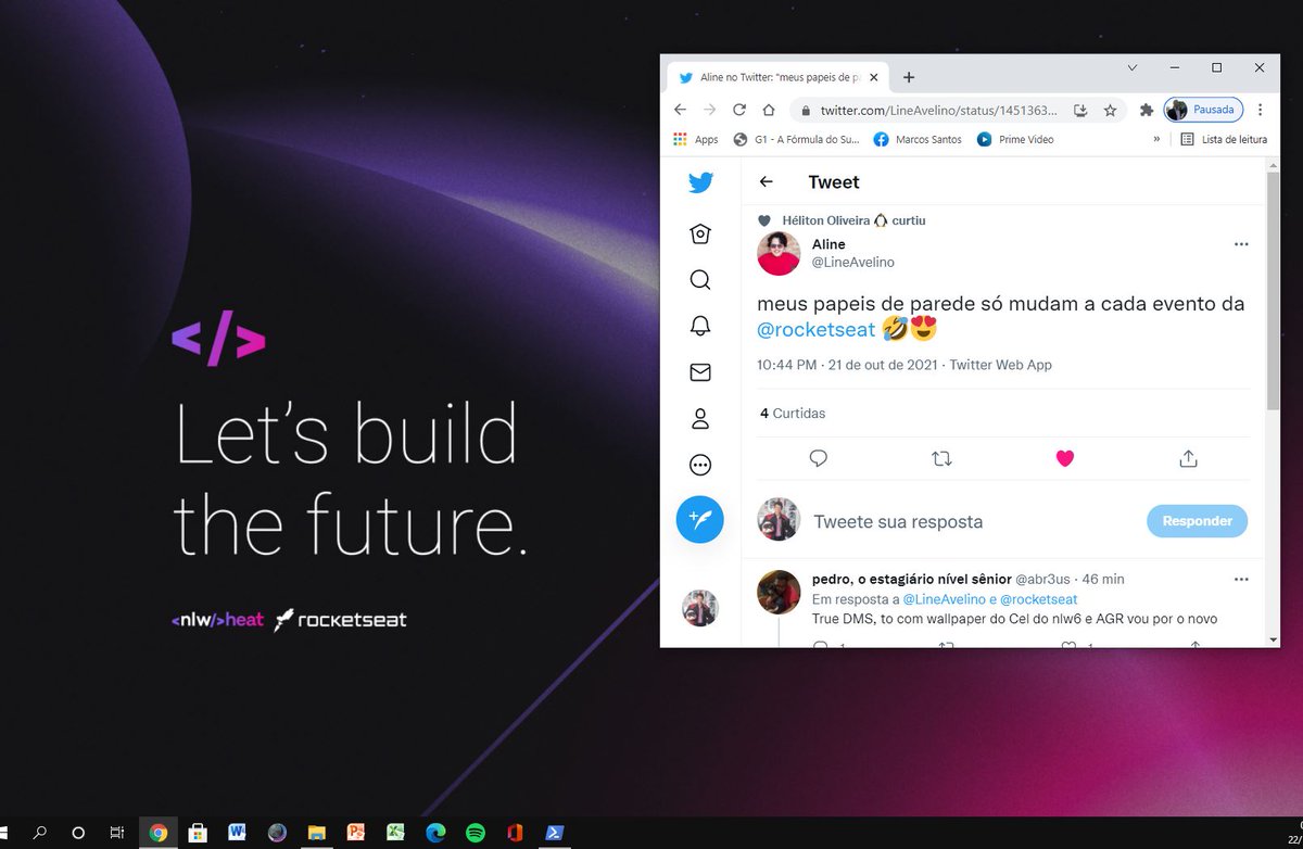 wrf_romero's tweet photo. @LineAvelino @rocketseat Tamo junto ! 🚀
#TogetherNextLevel #BuildTheFuture https://t.co/mCqBGKx5eC