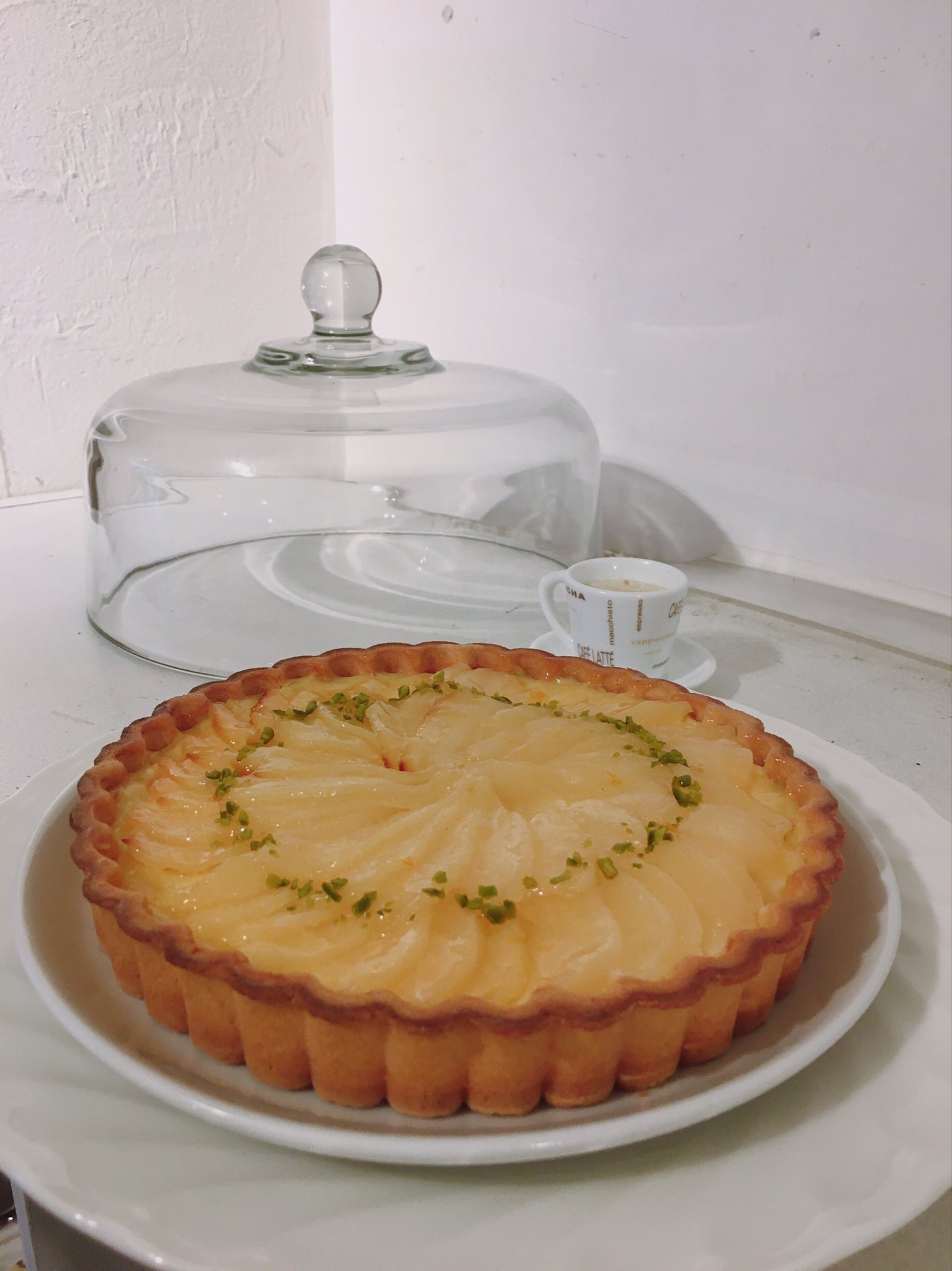 イココチ 東高円寺 洋梨のタルト焼き上がりました ティータイムのひとときにいかがでしょうか 今日は一日雨模様ですが 皆さま健やかにお過ごしください 焼菓子 手作り 洋梨のタルト タルト 今週のケーキ イココチ 東高円寺 高円寺 中野