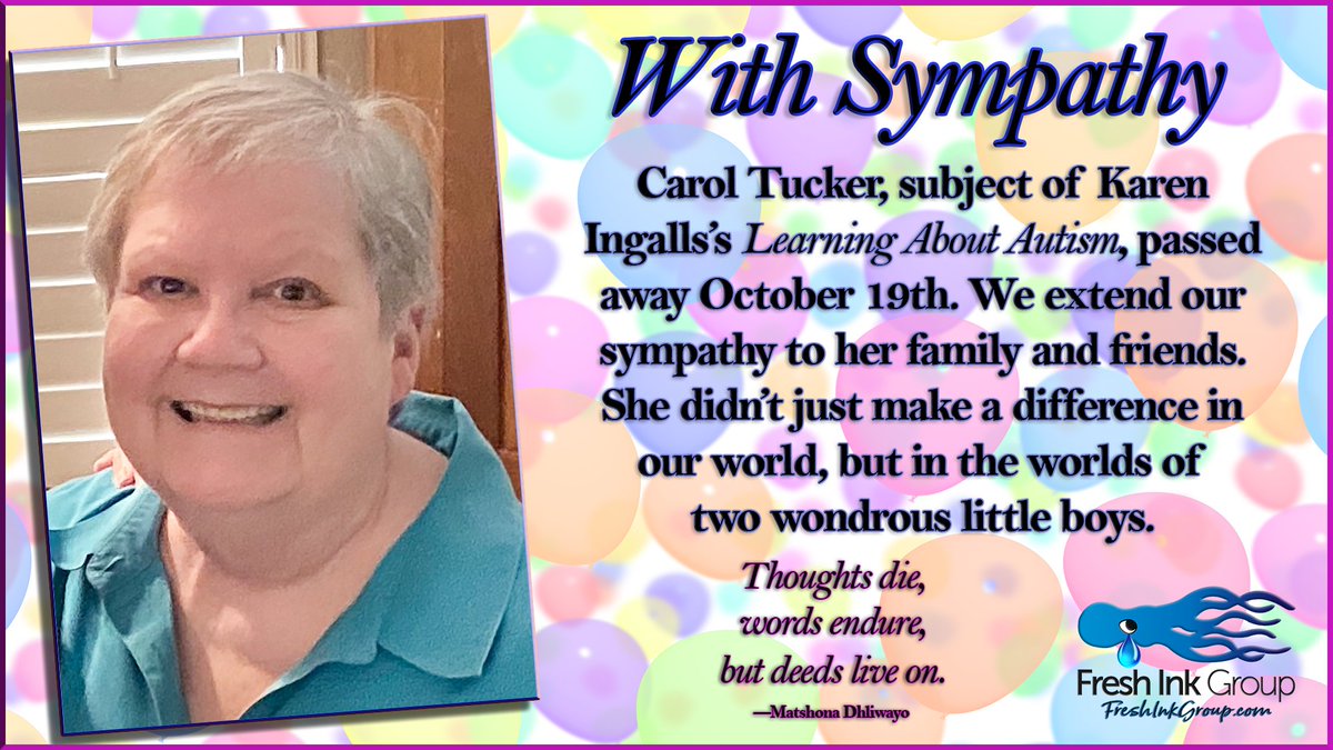 VoiceOfIndie's tweet photo. Listen to the podcast featuring Carol Tucker with Karen Ingalls about raising special-needs boys and finding or creating the resources to help them grow. https://t.co/iZU1eH9MoY #autism #sympathy #grief #teacher #mentor #book #resources #cerebralpalsy #obituary #FreshInkGroup https://t.co/6BGfIg060U