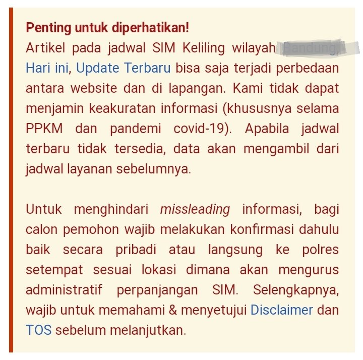 Jadwal SIM Keliling tweet media