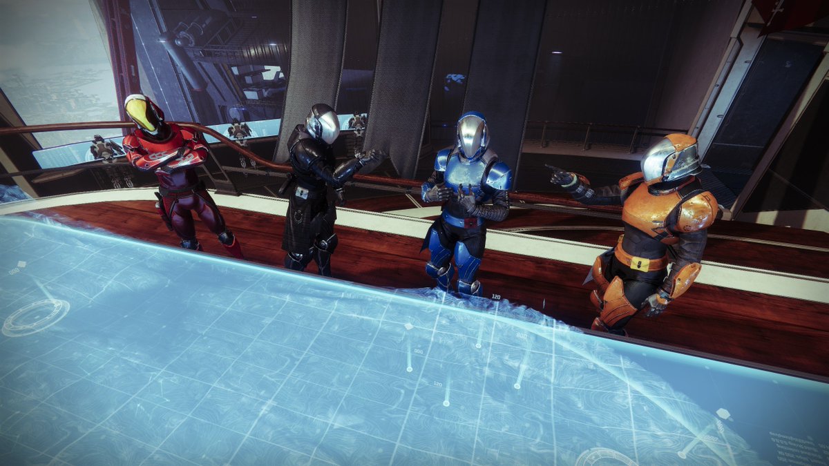 CharlieHohman's tweet photo. Blue lookin kinda sus. Can you guess who the impostor is? #FOTLFashion2021 #Destiny2 #Bungie @DestinyTheGame @Bungie https://t.co/Yjqfp62FRq