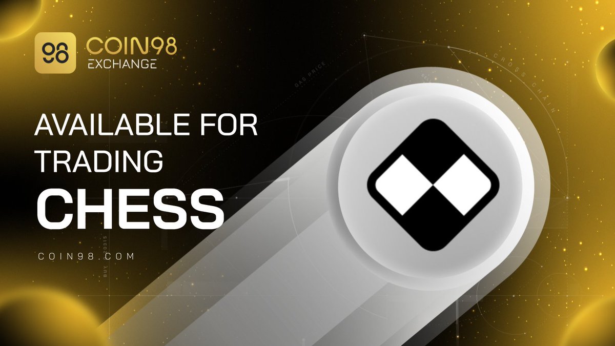 $CHESS - the token of @tranchess - a yield-enhancing asset tracker with varied risk-return solutions on #BSC, is now available for trading on @coin98_exchange. 💰Trading pair: $CHESS/ $USDC, $CHESS/ $WBNB, $CHESS/ $CAKE (@PancakeSwap) 🚀Trading now: exchange.coin98.com/pancakeswap/0x…