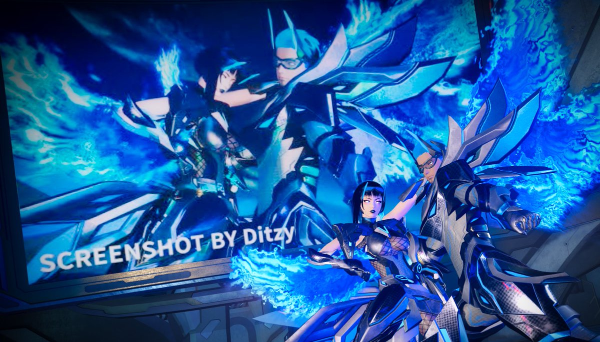 ~Made it onto the big screen for the first time~ 
I'm so happy I got to share it with my husband up there with me.~
#PSO2GLOBAL 💙 #PSO2NGS_SS 💙 #PSO2NGS