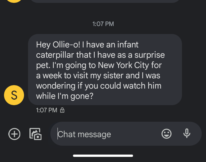 _bigweez's tweet photo. God I wasn't ready for this kind of responsibility.. it's gonna die on my watch I know it https://t.co/zbl6yGtp5I