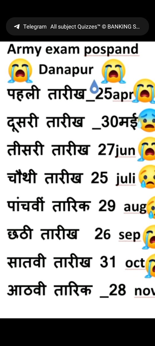 SahebKu39187389's tweet photo. #ArmyExamMeraHaq  @adgpi @narendramodi @rajnathsingh @amitshah @dnewsbharat @khansirpatna army ka exam date ghosit karo please sir G https://t.co/LguF2f3VgF