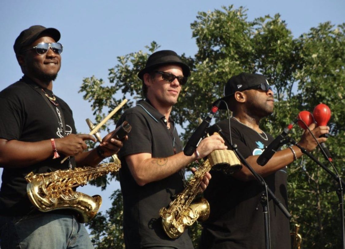 ValNolan79's tweet photo. @JamesCaseySax This is from June 26 2011 Govenors island caravan-  been loving Ur music since even before I took this pic.  You f’in Rock - and your radio city performance brought me to tears.  It was so beautiful &amp; so are you! Rock on&amp; can’t wait to see you play again.  💜💜@JamesCaseySax https://t.co/ZM54XsbrNs