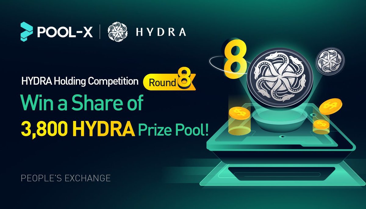 KuCoin_Earn's tweet photo. HYDRA @hydra_chain Holding Competition Round 8⃣: Get a Share of a 3,800 $HYDRA Prize Pool

➡️ https://t.co/S1CvJzfafB https://t.co/loeZlw8KRZ
