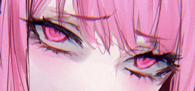 「ピンクの目 ソロ」のTwitter画像/イラスト(人気順)