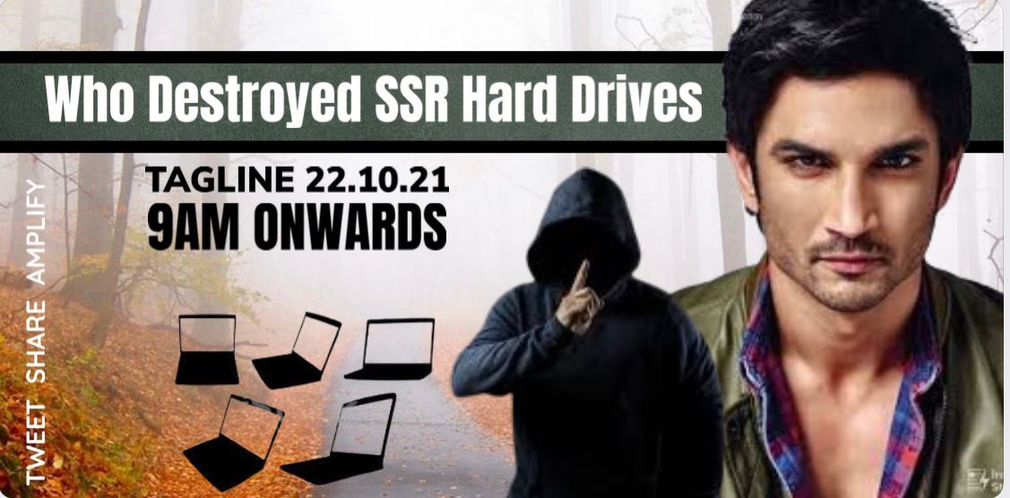 nilotpalm6's tweet image. They took his life and worked hard to conceal the secrets and evidences. Where are some of Sushant’s belongings? 

What was concealed within his digital data that culprits tried to hide?

What is the story behind hard drives?

Tagline 9am

Who Destroyed SSR Hard Drives