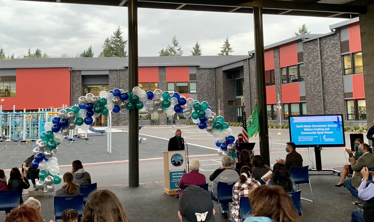 Congratulations <a href="/SwiftWaterSeals/">Swift Water Elementary School</a> on a wonderful ribbon cutting event. Thank you <a href="/psd401/">Peninsula S.D.</a> community for this amazing opportunity!
