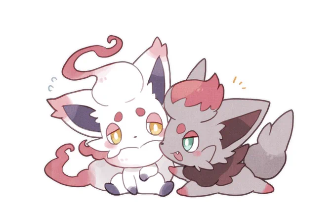 ヒスイゾロアちゃんかわい～ね 