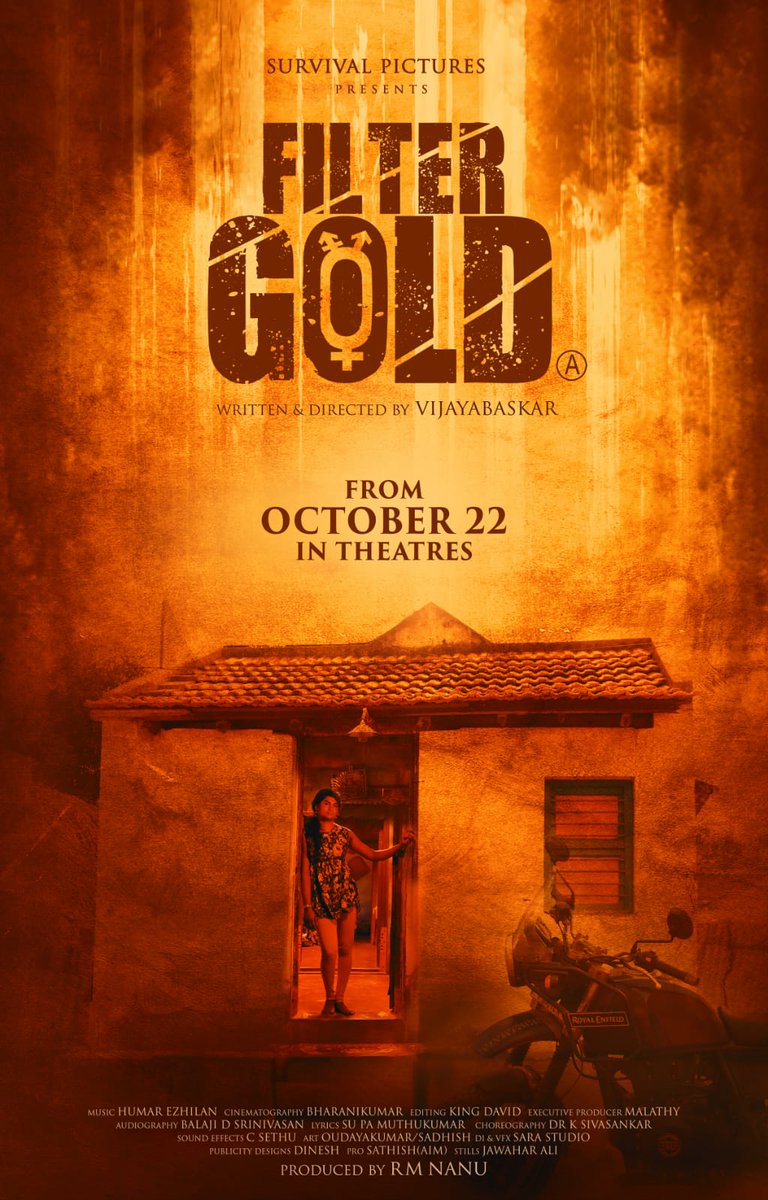 MADURAI_CINEMAS's tweet photo. #FilterGold in Theatres From Today.

#Madurai Midlaand Cinemas &amp; Annamalai Cinemas.

@SurvivalVijay @FilterGold3 https://t.co/zkNIEbsnA3