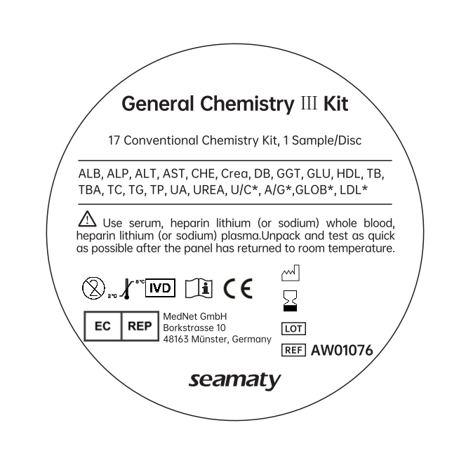 Seamaty_com's tweet image. General Chemistry Kit Ⅲ for SD1:
17 Conventional Chemistry Kit#chemistry #reagents #chemistryanalyzer #biochemistryanalyzer