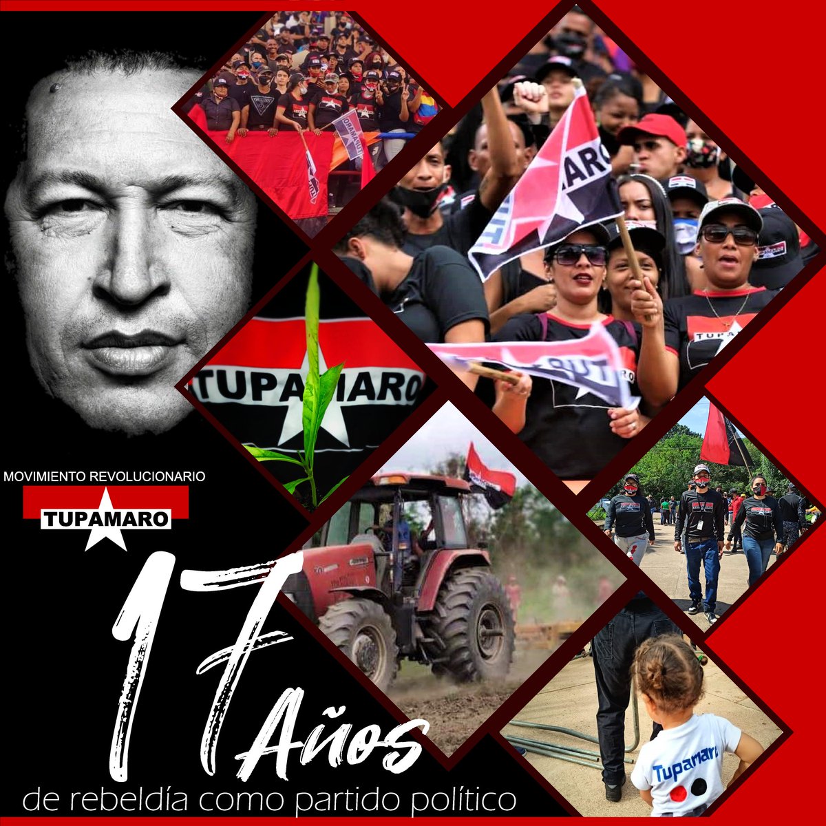 #22Oct|| En el 2004 acudimos al llamado del Comdte. Hugo Chávez de formar parte del Gran Polo Patriótico como Partido Político, desde entonces hemos sido la voz del pueblo en cada una de las trincheras que nos ha tocado asumir.

#TupamaroRebelde
#17AñosDeRebeldía
.<a href="/NicolasMaduro/">Nicolás Maduro</a>