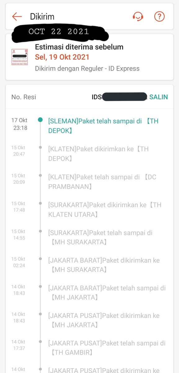 masharyoo's tweet photo. @idexpress_care Posthink lur, mungkin paket saya kena kopit trs dikarantina awokawok:) https://t.co/VEqH0BZ02O