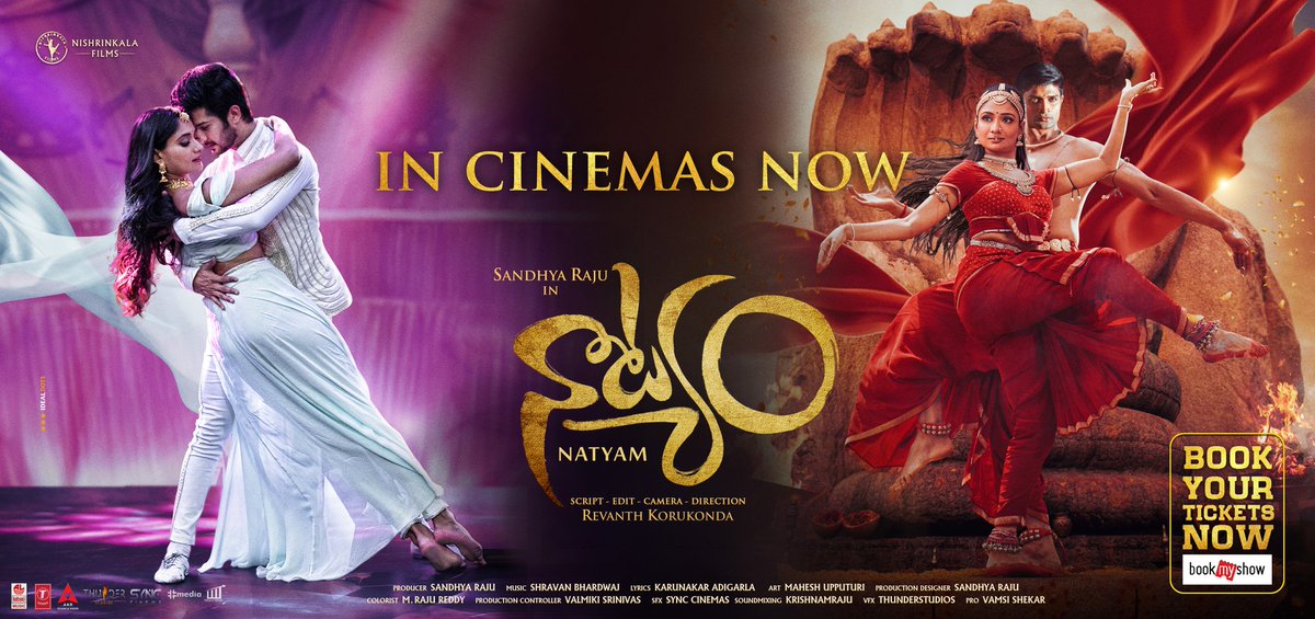 Witness the Dance Extravaganza with a Gripping Story! 💃🏻💥 #NATYAM - In Cinemas Now! 🔥 Book Your tickets now & Enjoy the movie! 🎟️ ▶️ bit.ly/NatyamMovie A film by @RevanthOfficial 🎬 🌟ing @srisandhyaraju @NatyamTheMovie @dev_gandi #NatyamFromToday