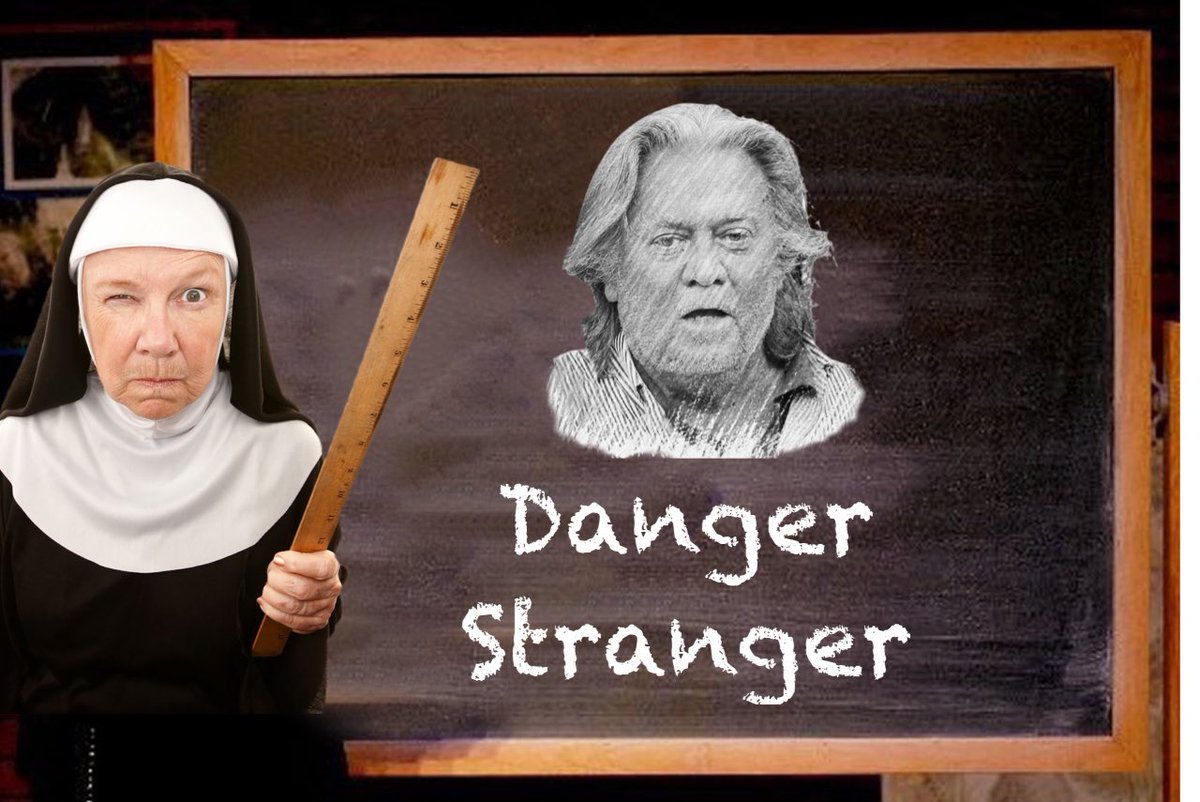 PeterBMeme's tweet photo. #DangerStranger #SteveBannon https://t.co/kjU7ylvE8U