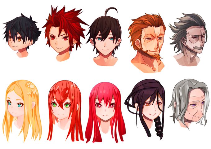 老若男女顔描き分け
喜怒哀楽、人外ケモノ獣人描き分け
#furryart #イラスト 