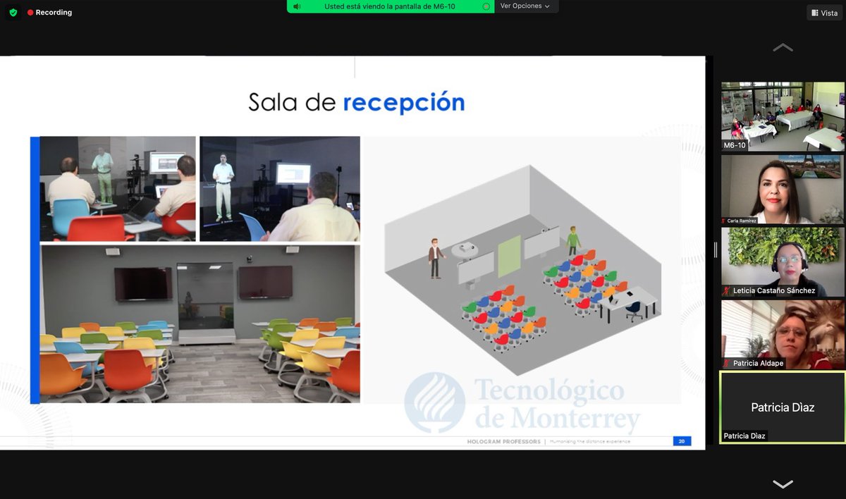 carla_ramirez's tweet photo. Compartiendo el proyecto Humanizando la experiencia a distancia con Profesores Holograma.
@EducacionNova 
#InnovaLAEducacion @TecdeMonterrey https://t.co/zVidTc6ymR