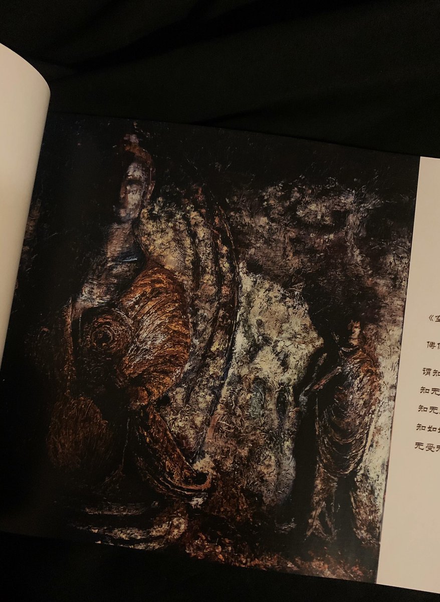 ipei1112's tweet photo. 终于完成！趺坐菩萨 ：1米2*1米2，布面油画，过程有点漫长但收获很快乐，难的不是画佛像本尊，而是北魏时期的盛景经千年风霜后岁月斑驳留下的痕迹和无法还原的记忆，或许我们从来不是在画这个世界，而是在记录我们与这个世界的共鸣。#每一次创作都是经验# https://t.co/H2F9ZYHbHh