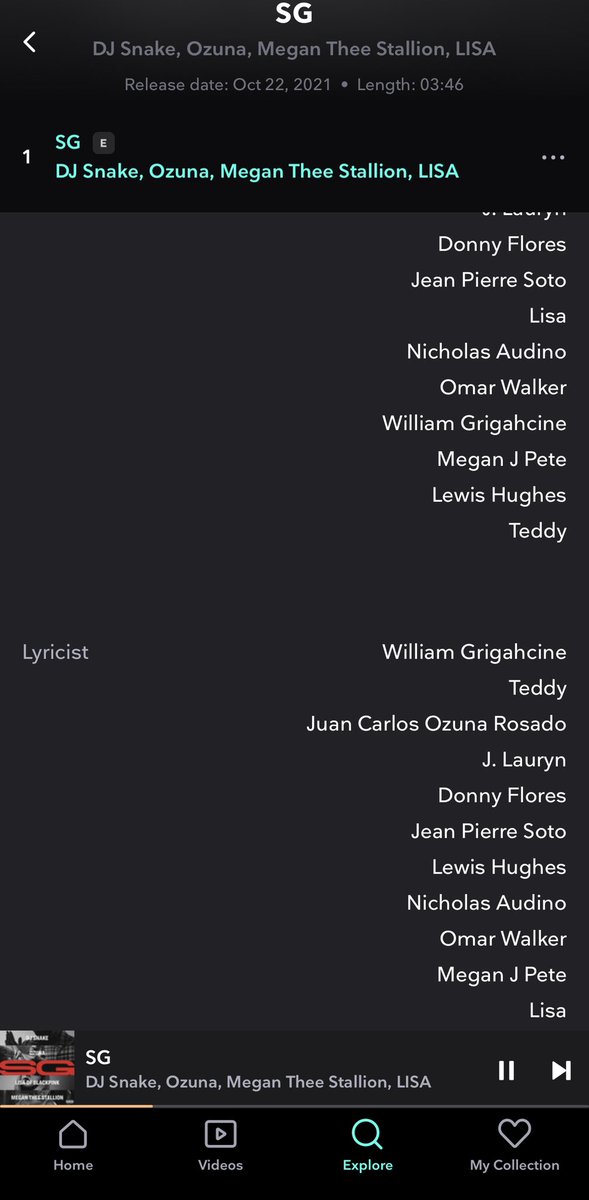 Jeff__Benjamin's tweet photo. I really think #LISA should be so proud of her work on "SG." She's a credited composer and lyricist brought such a unique color. Her joining in on the last chorus is the perfect way to end a song that's going to take these artists so far. Congratulations!! https://t.co/frRJnypNer