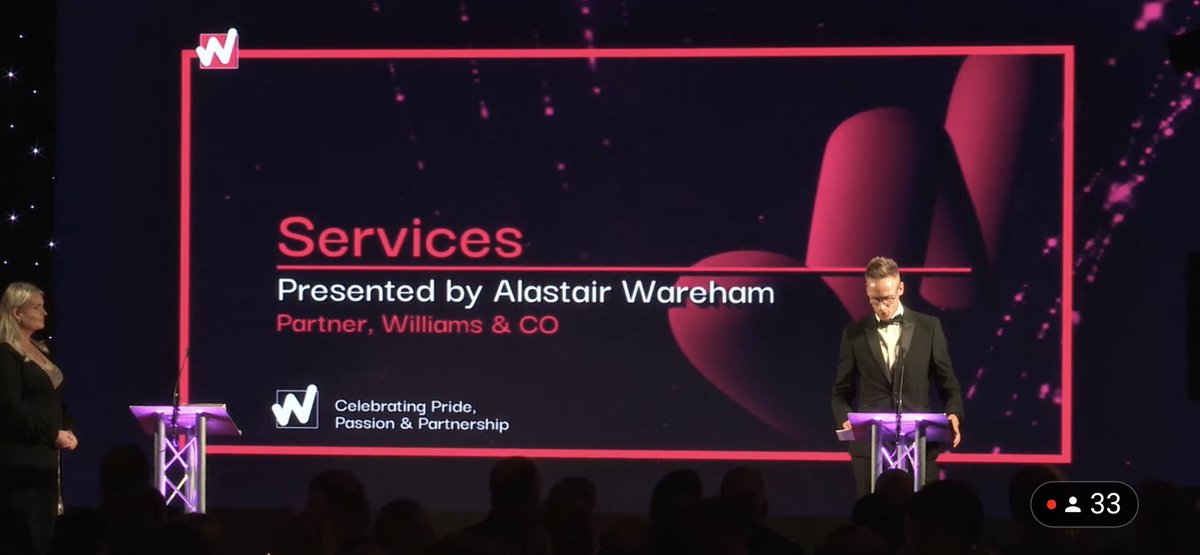 Great to be able to present the Best Business Services Award at the inaugural <a href="/WakefieldBID/">Wakefield BID</a> Business Awards. What a night. Well done to all involved. An event for the City to be proud of.