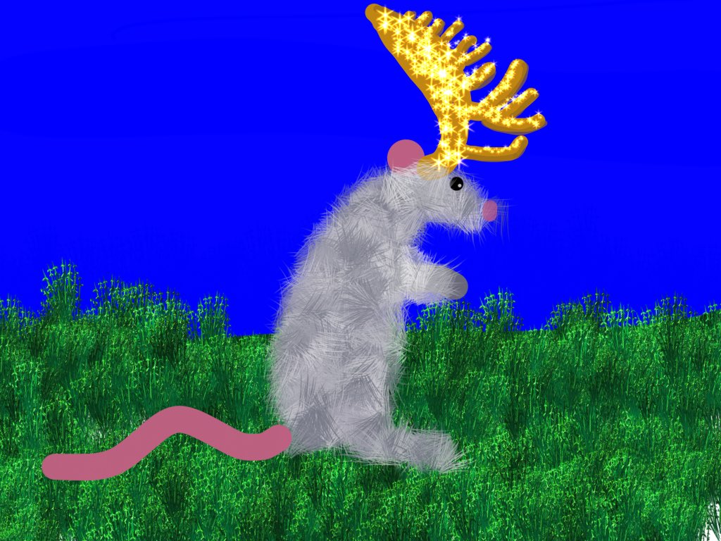 Cryptid Ratalope #rattober2021 #rattober