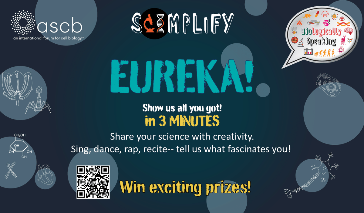 biospeakweb's tweet photo. 𝑬𝒖𝒓𝒆𝒌𝒂! invites all the Bachelor's students &amp; above, to submit a <3 minutes video, sharing your science creatively, by 🗓️October 30th.⏰
🌟Exciting prizes for top 2 entries!
🌟Participation certificates for all valid entries.
👉Visit https://t.co/RXZ5f2CLMw to learn more! https://t.co/6c5gh1RS5x