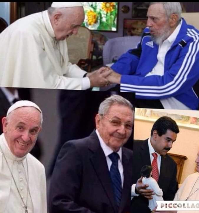 joaco_amunda's tweet photo. @Pontifex_es No es así ! tendría que hablarles a los #CORRUPTOS con más #contundencia directamente y dejar de someterse a los #CaprichoComunistas , e$ el caso de Maduro, Evo ,Correa , Lula , Fernández etc. ES MUY BLANDO CON TODOS ELLOS Y UD. SABE MUCHO Y LOS CONOCE! https://t.co/TZaveYJYu2