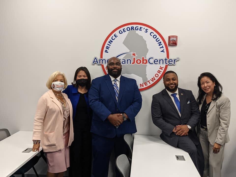 Excited in District 8! Tuesday was the grand opening celebration of the first American Job Center National Harbor in South County &amp; in a Tanger Outlets. This center will be a pillar in our community assisting all ages with workforce development &amp; innovative business partnerships.