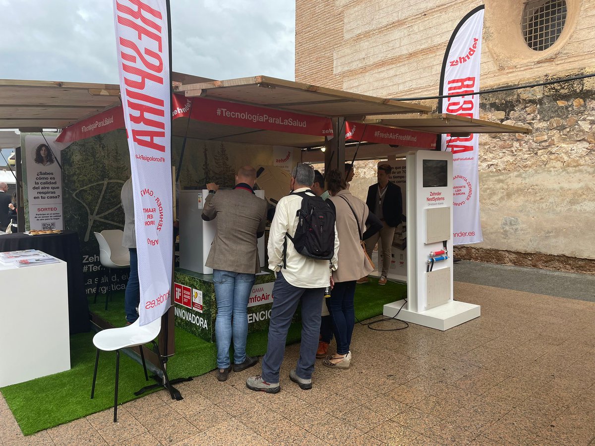 ZehnderIberica's tweet photo. 👀Seguimos en la segunda jornada de la #13ConferenciaPEP, recibiendo visitas con interés sobre nuestras soluciones.
¡Visita el stand 5 y descubre nuestras novedades!
#13CEPH #ECCN #zneb #13ConferenciaPEP
#TecnologíaparalaSalud #FreshAirFreshMind https://t.co/uwWxuNTNpH