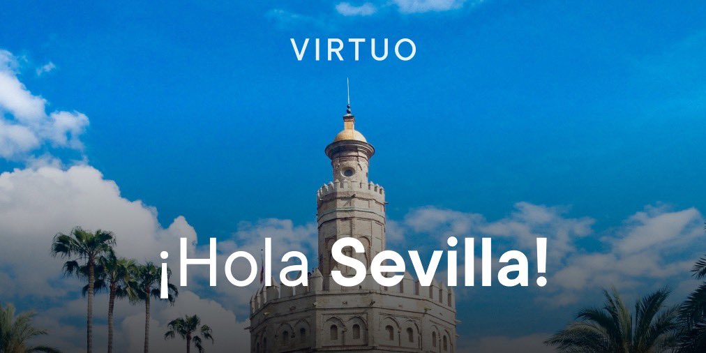¡Ya podemos desvelar la nueva ciudad Virtuo! Disfruta de Virtuo Sevilla a partir del 28 de Octubre 💃🏼 Estamos felices de poder seguir con nuestros planes de expansión en España. 📲 Todo listo para acompañarte en tu próxima escapada l8r.it/TaBy