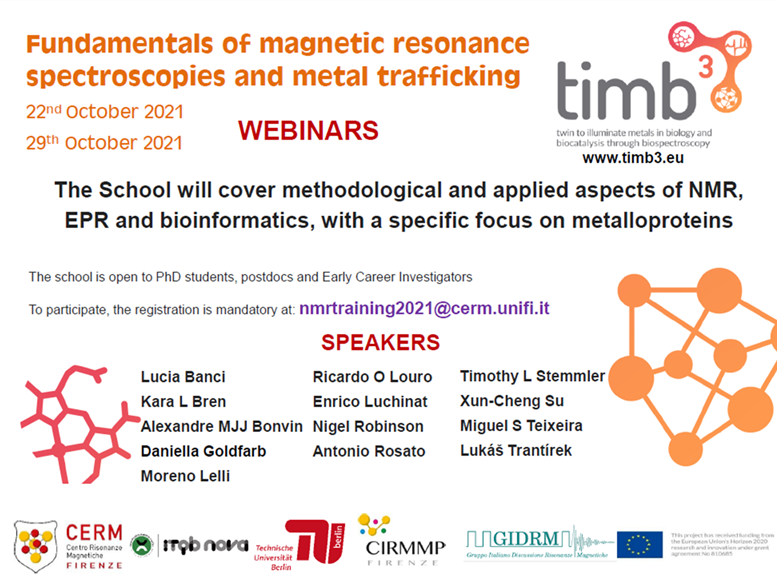 cerm_cirmmp's tweet photo. 😊Nice to see so many students attending the today #NMR training we organized within #TIMB3 @H2020Projects !

Thanks also to all the speakers! https://t.co/UzZ3tJHc44