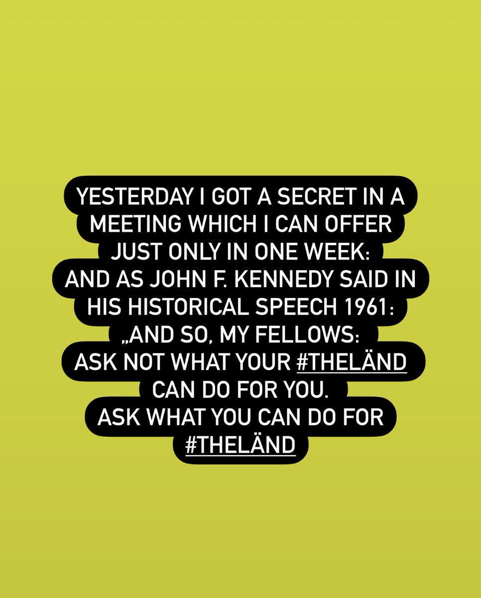 #Quote of  #theLÄND