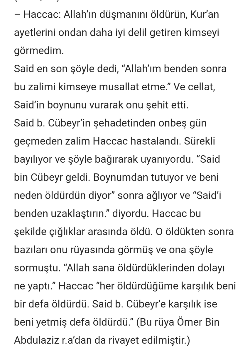 Ey_Vicdan's tweet photo. @gergerliogluof Saîd Bin Cübeyr https://t.co/CyxFUNNPJ6