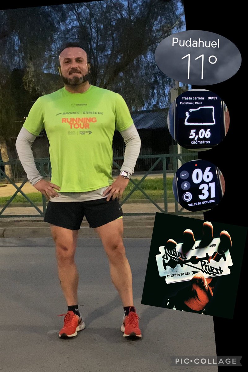 santeinzu's tweet photo. #albumdeldia #BritishSteel #JudasPriest #run #nrcSantiago #santiagocorre #nrc #ntc #nikeplus #runrock https://t.co/LO71GAjrwH