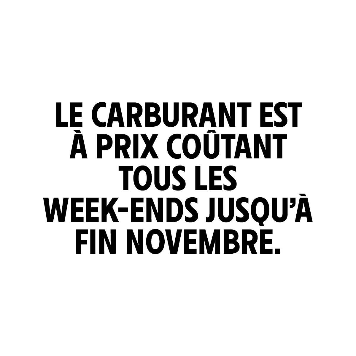 intermarche's tweet photo. Pour des fins de mois moins difficiles, nous vous aidons chaque fin de semaine.
👉 C’est ça, être unis contre la vie chère. Du vendredi au samedi aux horaires des magasins participants, le carburant est à prix coûtant - hors E85, GPLc, CLAMC et Fuel domestique ⛽️ https://t.co/lBnc2BOI9b