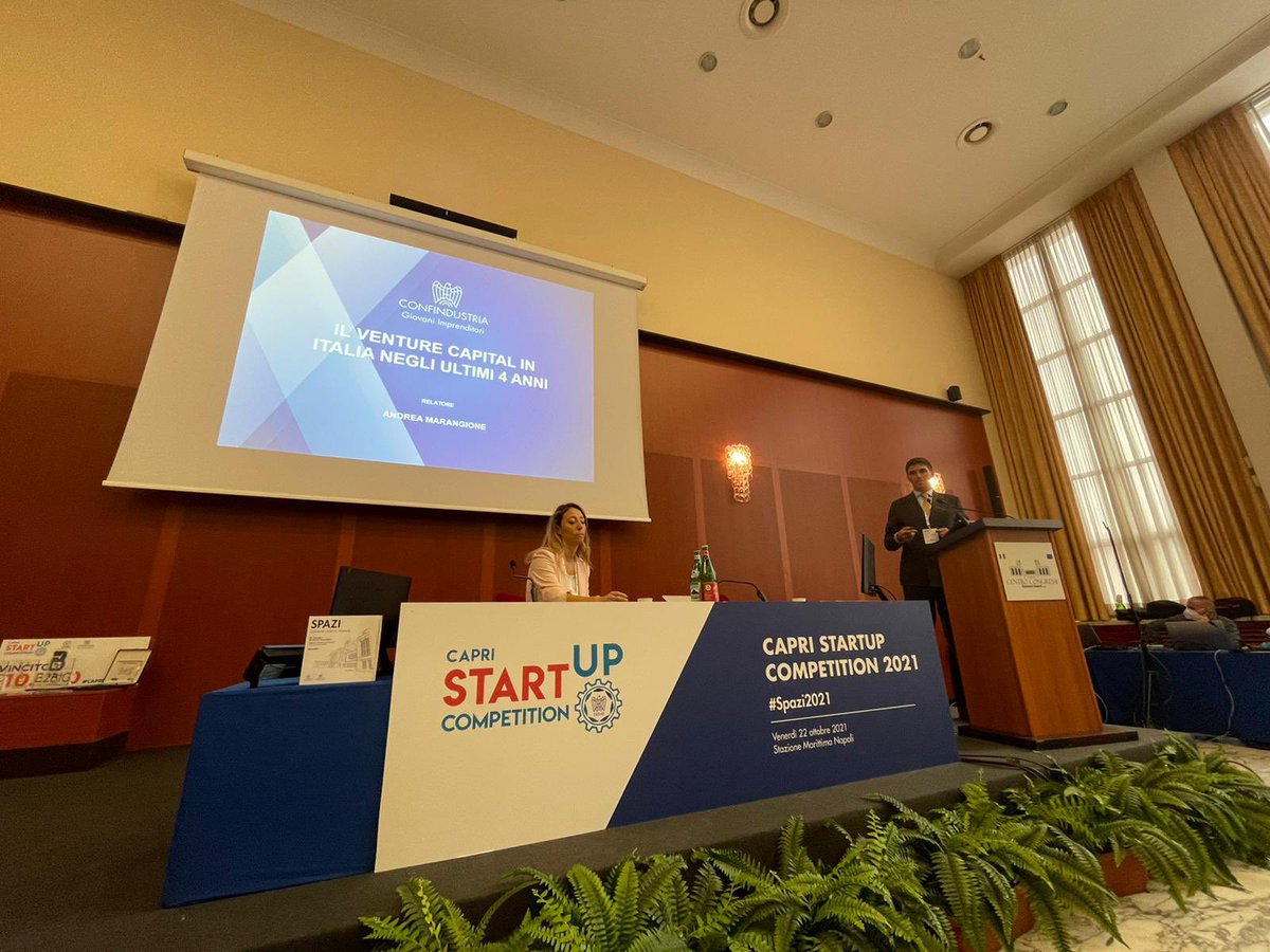 WeGiSud's tweet photo. È in corso la #capristartupcompetition di #Spazi2021. Oltre 90 candidati, 10 finalisti, chi vincerà la sfida dell’innovazione?
In giuria, tra gli altri, @marcogy https://t.co/8TdKq4RsID