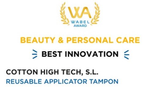 masmionline's tweet photo. 🏆 Nuestro aplicador reutilizable de tampones
ha sido ganador en la competición
de los #premios Wabel
en la categoría "Mejor innovación".
> Más info sobre nuestros
aplicadores reutilizables para tampones: https://t.co/btHrVq6560
#Wabel #MASMINATURALCOTTON https://t.co/2ka5pinJZU