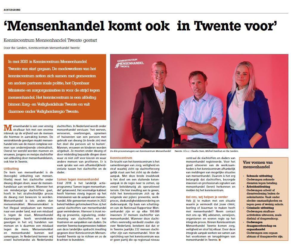 Kenniscentrum Mensenhandel Twente tweet media