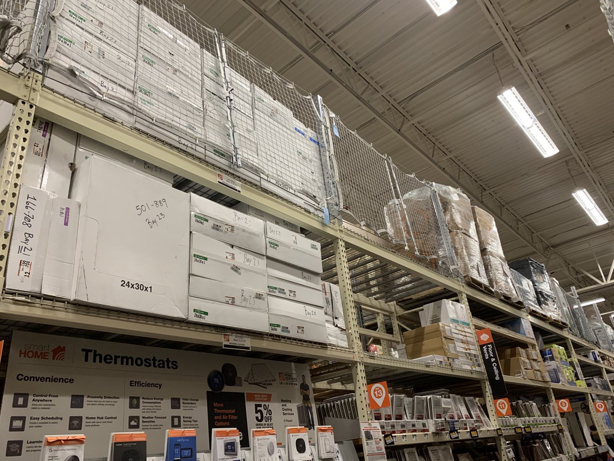 Katie94603725's tweet photo. #overheadorg in process! Those overheads are what dreams are made of ๐ฎ #makeanopsmanagercry #organization #shelfavailability @DepotMatt @0735Sasm @thd_young @WhitneyNutterHD https://t.co/65VUjGGM6j
